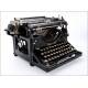 Antique Underwood Typewriter No. 5 with Spanish keyboard. United States, Circa 1920