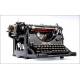 Antique Underwood Typewriter No. 5 with Spanish keyboard. United States, Circa 1920