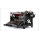 Antique Underwood Typewriter No. 5 with Spanish keyboard. United States, Circa 1920