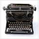 Antique Underwood Typewriter No. 5 with Spanish keyboard. United States, Circa 1920