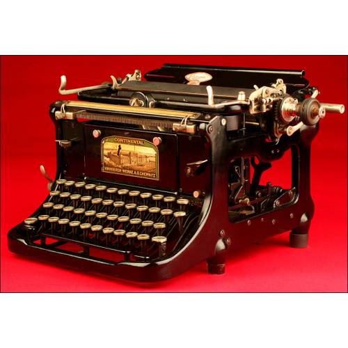 Beautiful German Continental Typewriter, ca. 1904.