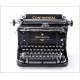 Antique Continental Standard Typewriter Very Well Preserved. Germany, 1934