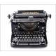 Antique Continental Standard Typewriter Very Well Preserved. Germany, 1934