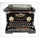 Antique Mercedes 3 Typewriter. Spanish Keyboard. Working. Germany, 1920's