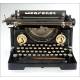 Antique Mercedes 3 Typewriter. Spanish Keyboard. Working. Germany, 1920's