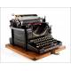 Monarch Visible No. 3 Typewriter in Very Good condition. New York, Circa 1915