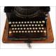 Monarch Visible No. 3 Typewriter in Very Good condition. New York, Circa 1915