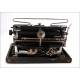 Impressive Hammond Folding Typewriter. USA, 1920s