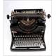 Beautiful Kappel 2 Typewriter, Very Well Preserved. Germany, 1930's