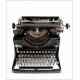 Beautiful Kappel 2 Typewriter, Very Well Preserved. Germany, 1930's