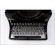 Beautiful Kappel 2 Typewriter, Very Well Preserved. Germany, 1930's