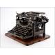 Antique Underwood Typewriter Working Very Well. New York, 1913