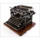 Antique Underwood Typewriter Working Very Well. New York, 1913