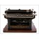 Antique Underwood Typewriter Working Very Well. New York, 1913