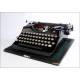 Impressive Rheinmetall Portable Typewriter in perfect working order. Germany, 1931