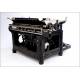 Historic Underwood Typewriter No. 5 Very Well Preserved. USA, 1908