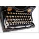 Historic Underwood Typewriter No. 5 Very Well Preserved. USA, 1908