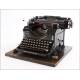 Orga Modell 9 typewriter in very good condition. Germany, Circa 1940