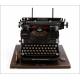 Orga Modell 9 typewriter in very good condition. Germany, Circa 1940