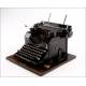 Orga Modell 9 typewriter in very good condition. Germany, Circa 1940