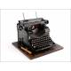 Orga Modell 9 typewriter in very good condition. Germany, Circa 1940