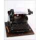 Orga Modell 9 typewriter in very good condition. Germany, Circa 1940