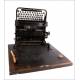 Orga Modell 9 typewriter in very good condition. Germany, Circa 1940