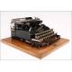 Elegant Senta Portable Typewriter. Germany, Circa 1920. Original Case