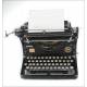 Attractive Ideal D Typewriter in very good working order. Germany, 1930's