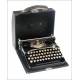 Attractive Erika Portable Typewriter Model 3. Germany, 1913-14.