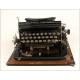 Rare Imperial Portable Typewriter in very good working condition. England, Circa 1915