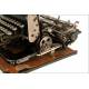 Rare Imperial Portable Typewriter in very good working condition. England, Circa 1915