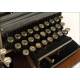 Rare Imperial Portable Typewriter in very good working condition. England, Circa 1915