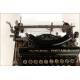 Rare Imperial Portable Typewriter in very good working condition. England, Circa 1915