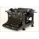 Beautiful Continental Standard Typewriter in working order. Germany, 1930's