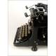 Beautiful Continental Standard Typewriter in working order. Germany, 1930's