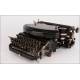 Beautifully Preserved Adler 7 Typewriter. Germany, 1915