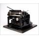 Impressive Stoewer Record Typewriter in Very Good Condition. Germany, 1921-22