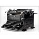 Attractive Working Continental Standard Typewriter. Germany, Circa 1930