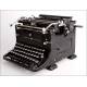 Attractive Working Continental Standard Typewriter. Germany, Circa 1930