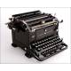 Attractive Working Continental Standard Typewriter. Germany, Circa 1930