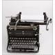 Attractive Working Continental Standard Typewriter. Germany, Circa 1930