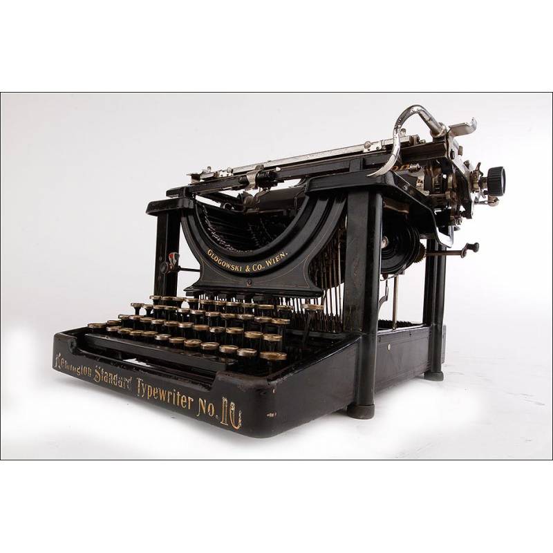 Magnífica Máquina de Escribir Remington Standard Nº 10. Estados Unidos, 1910