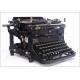 Fantastic Continental Typewriter Very Well Preserved. Germany, 1930's