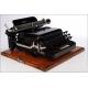 Magnificent American Model 8 Typewriter, Well Preserved. USA, Circa 1908