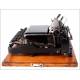 Magnificent American Model 8 Typewriter, Well Preserved. USA, Circa 1908