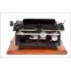 Magnificent American Model 8 Typewriter, Well Preserved. USA, Circa 1908