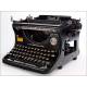 Ideal B Typewriter. Very Good Condition. American Design. Manufactured in Germany, 1915