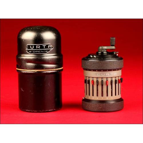 Beautiful Curta II Calculator. Years 50's. Working Perfectly.