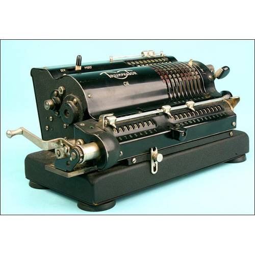 Triumphator Mechanical Calculator. Years 30, with Instruction Booklet